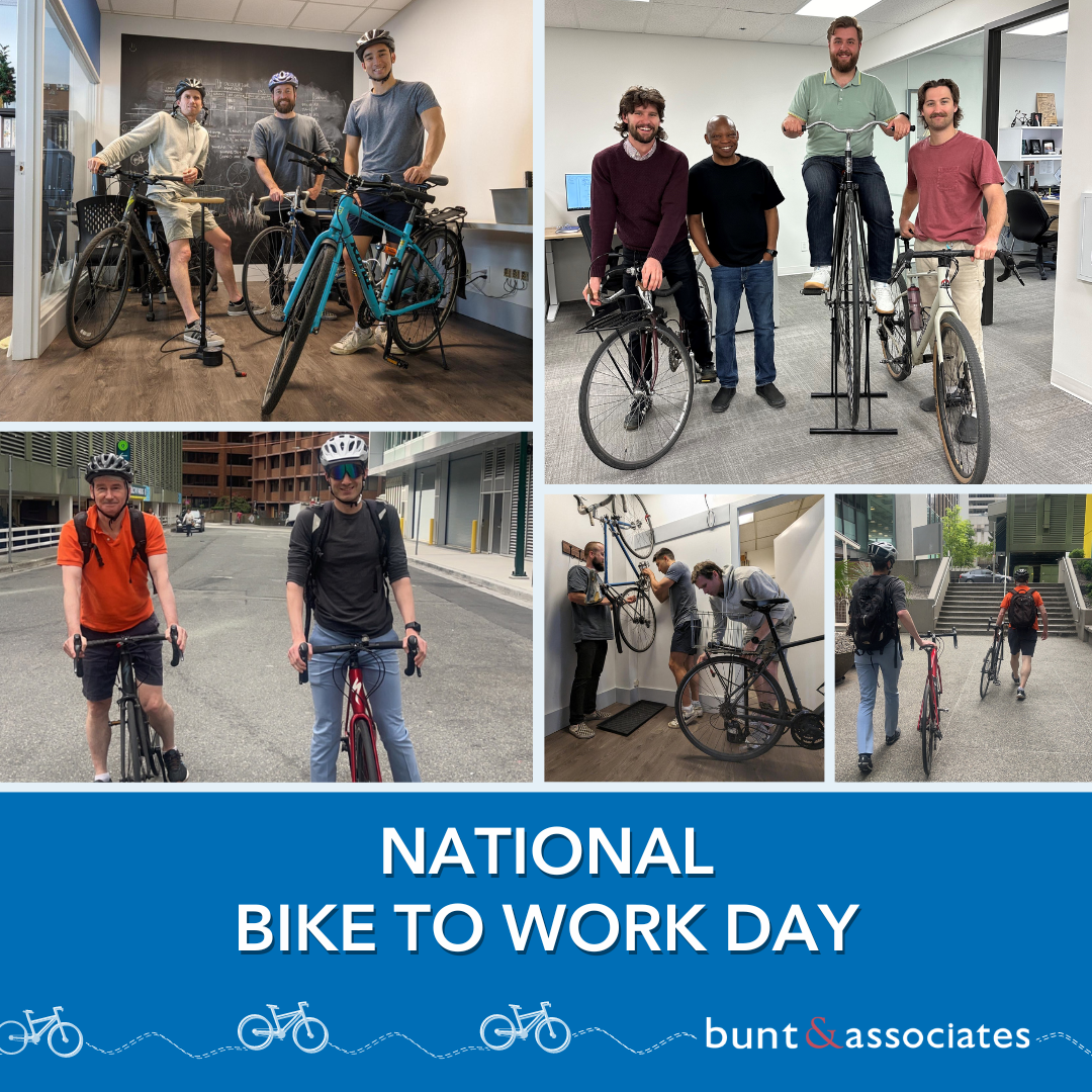 National bike to work day 2024 bunt associates transportation
