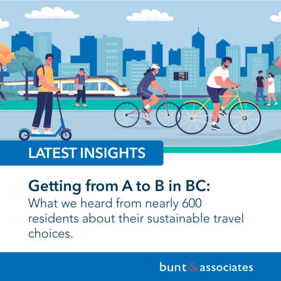 Bunt's Transportation Demand Management Survey